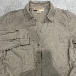 Michael Kors Beige Linen Shirt
